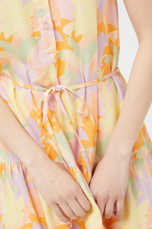 Korte Jurk Floral Pluvia