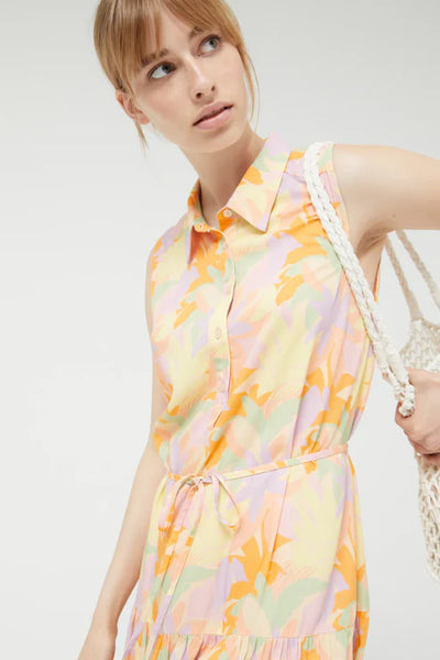 Korte Jurk Floral Pluvia