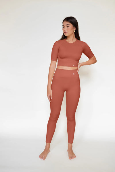 Shortsleeve Top - Terracotta
