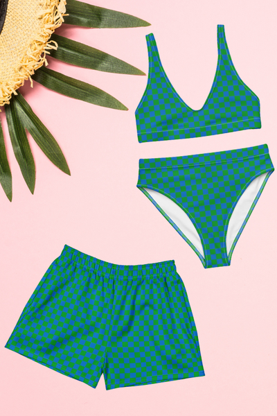 Blue Burst Bikini Bundel