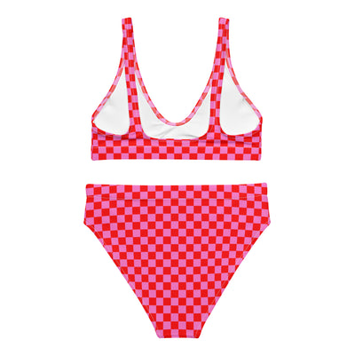 Pink Madness - Gerecyclede bikini met hoge taille