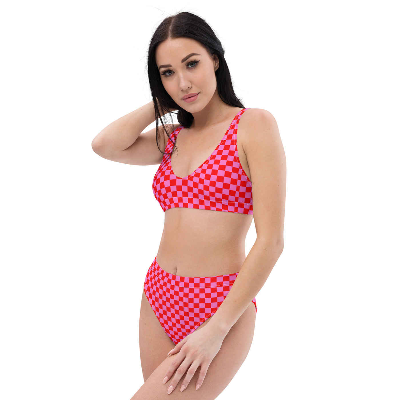 Pink Madness - Gerecyclede bikini met hoge taille