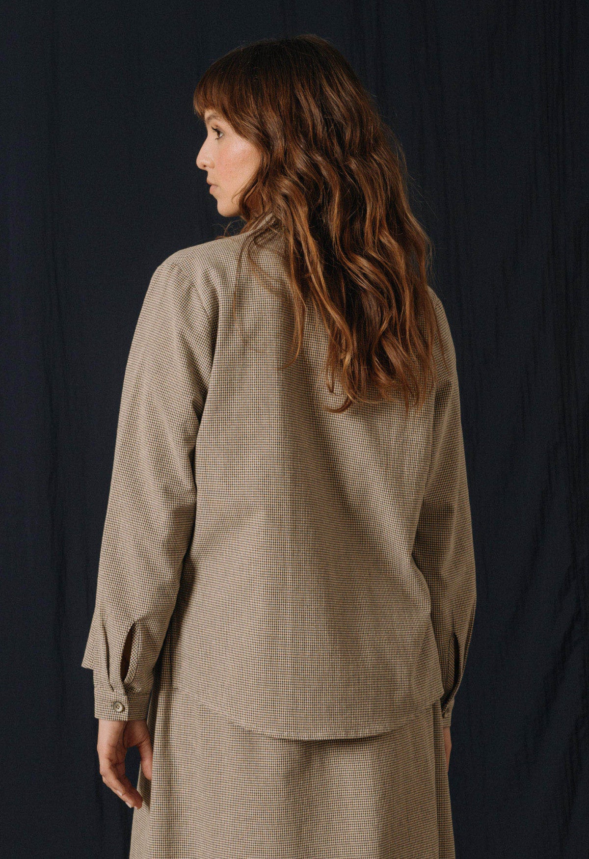 Sakaki Shirt - Beige Tweed