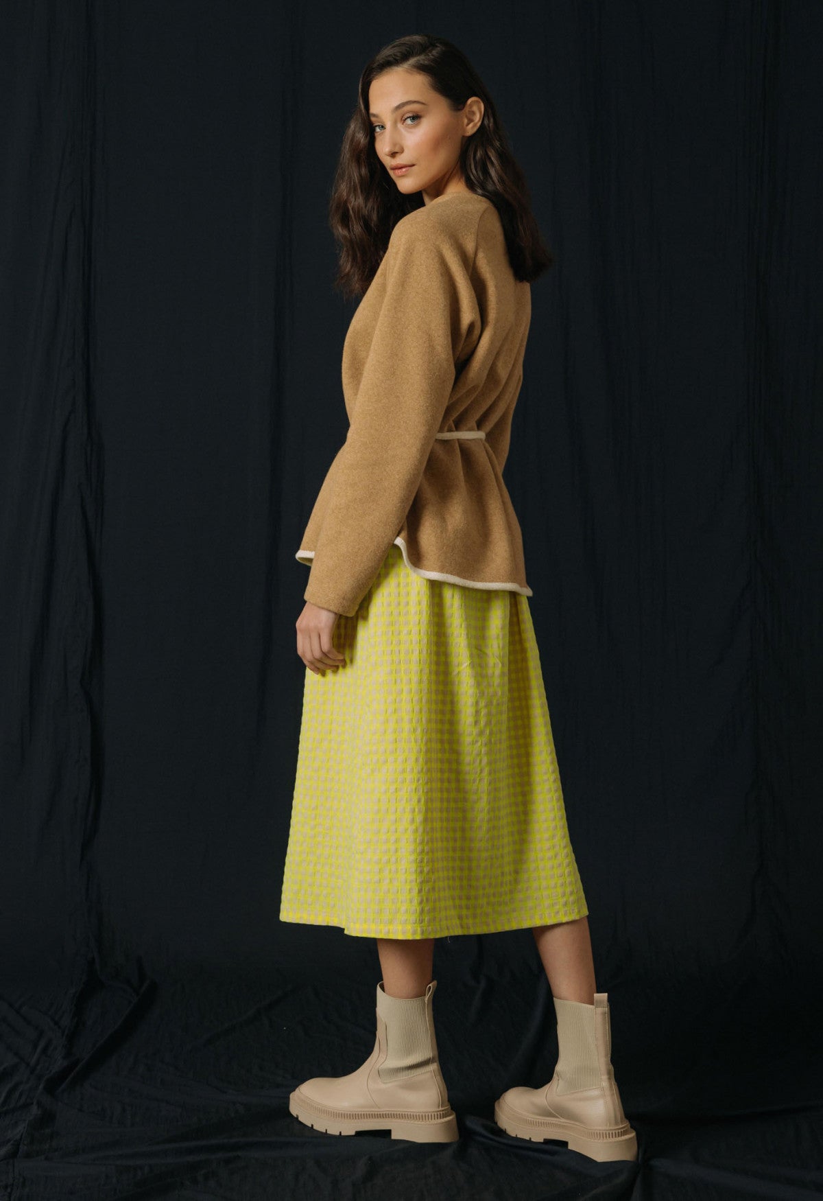 Seyal Skirt - Fluor Tweed