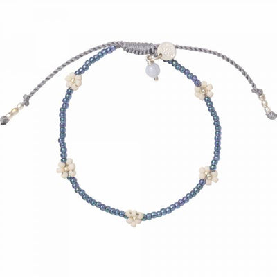 Sunshine Blauwe Agaat Zilver Armband