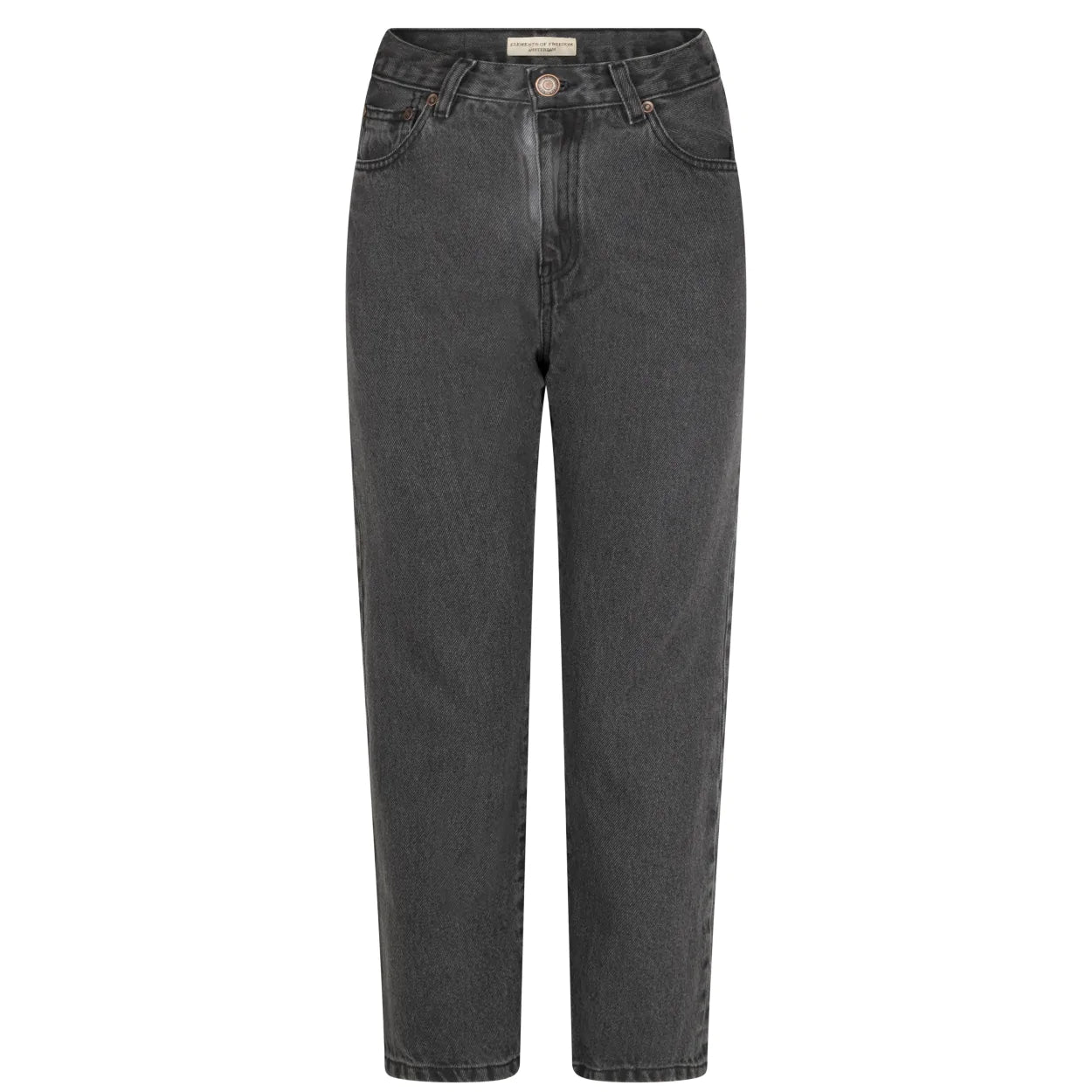 Eden jeans high waist dark grey
