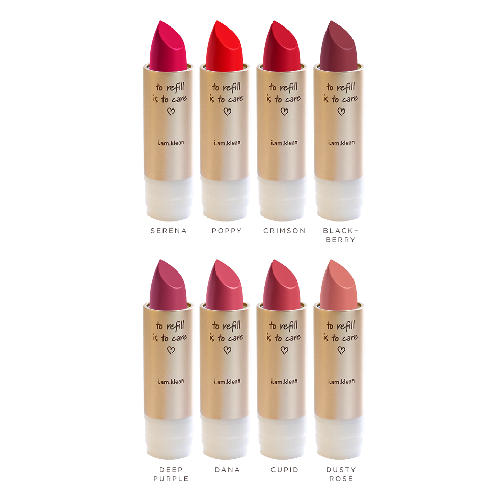 KLEAN LIPSTICKS - REFILLABLE