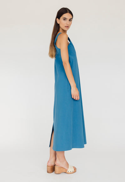 Dulce Dress Deep Blue Lavandera