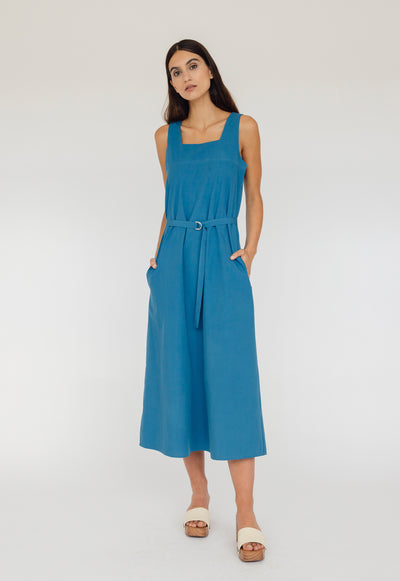 Dulce Dress Deep Blue Lavandera