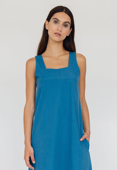 Dulce Dress Deep Blue Lavandera