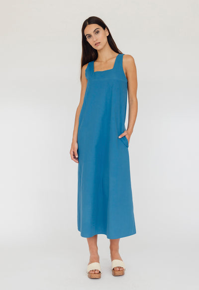 Dulce Dress Deep Blue Lavandera