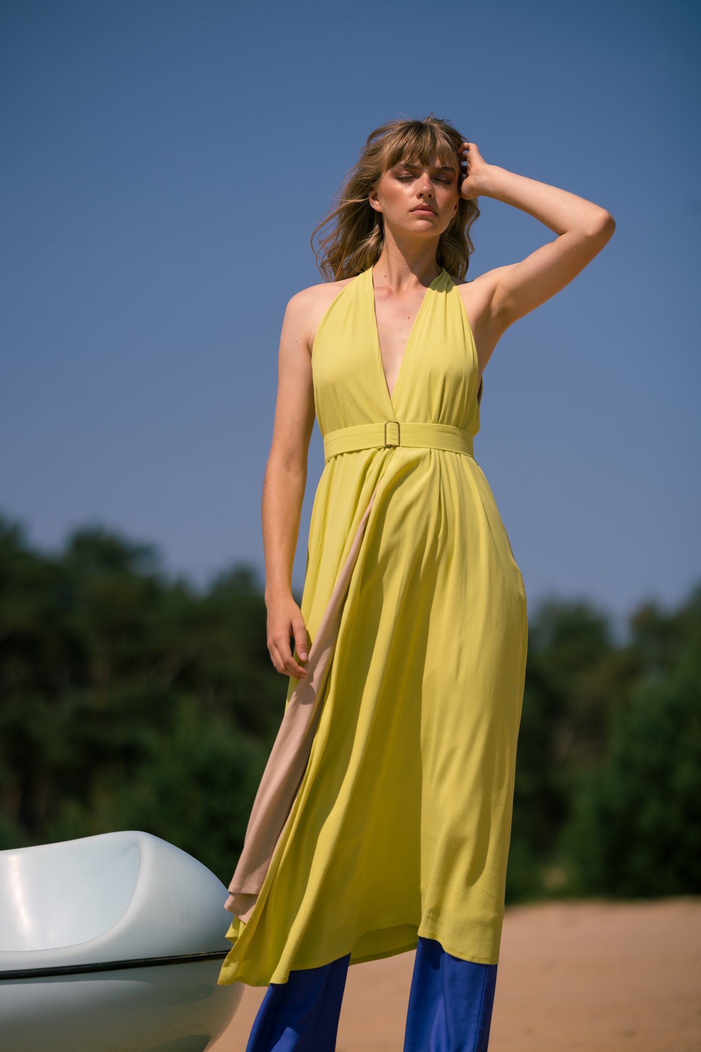 Zenit Dress Lime