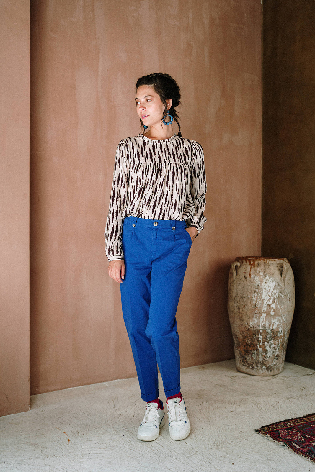 GIZEM PANTS COBALT JLABEL